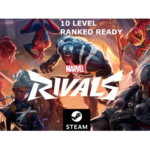  Marvel Rivals - 10 Level Ranked Ready Hesap Steam